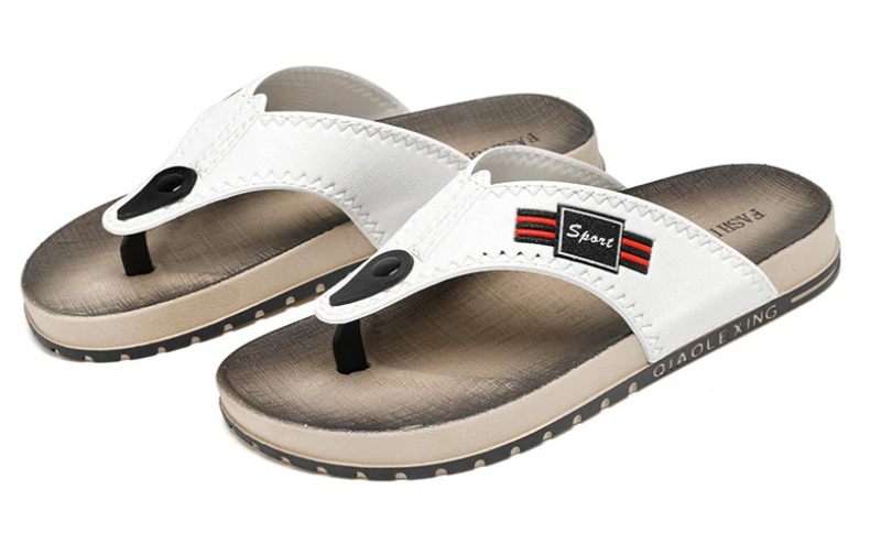 Luis Casual Flip Flop För Män - Vit