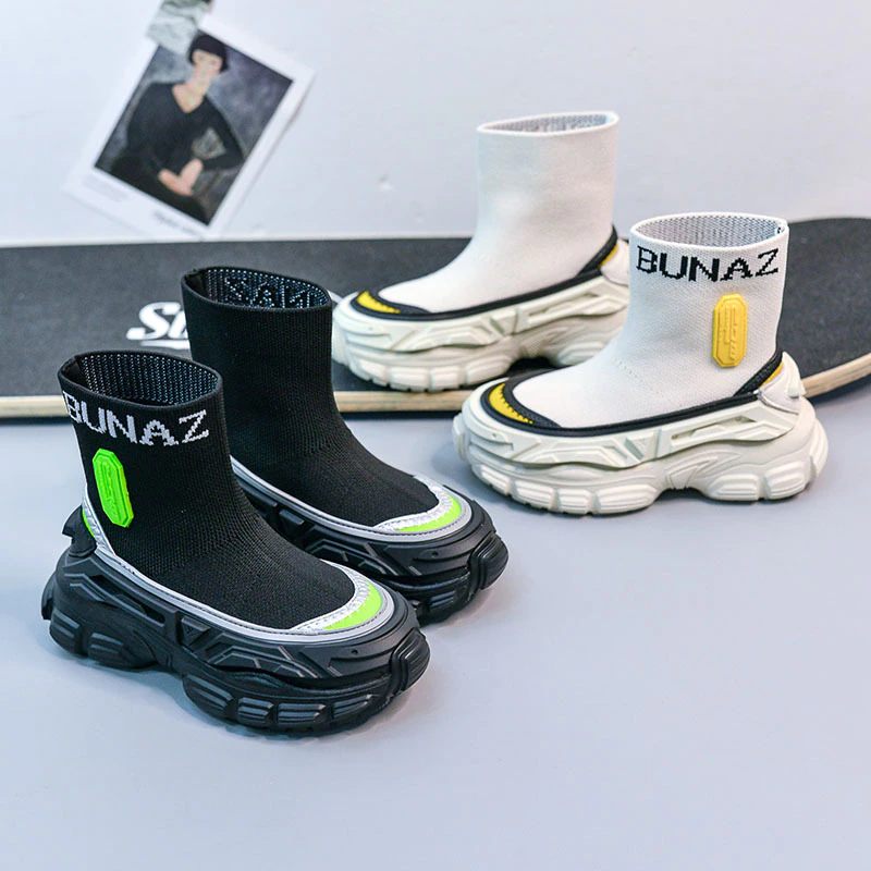 Luis Pojkar Mode Sneaker - Svart
