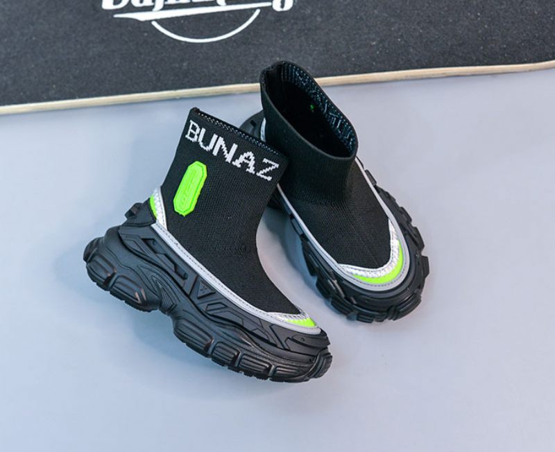 Luis Pojkar Mode Sneaker - Svart