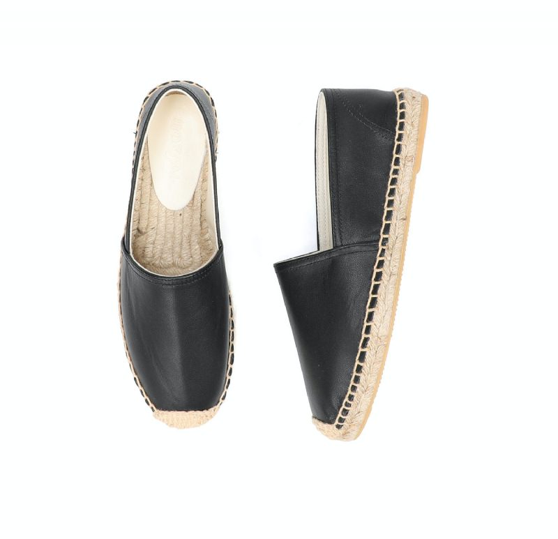 Luisa Slip On Casual Espadrilles För Kvinnor - Svart