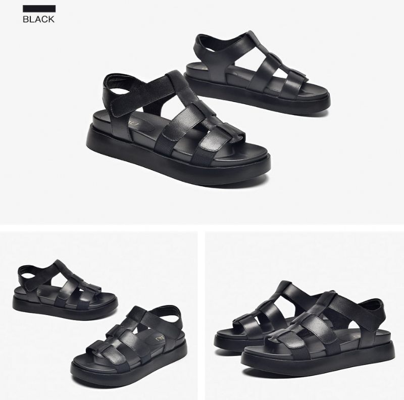 Luke Lädersandal För Kvinnor - Brun