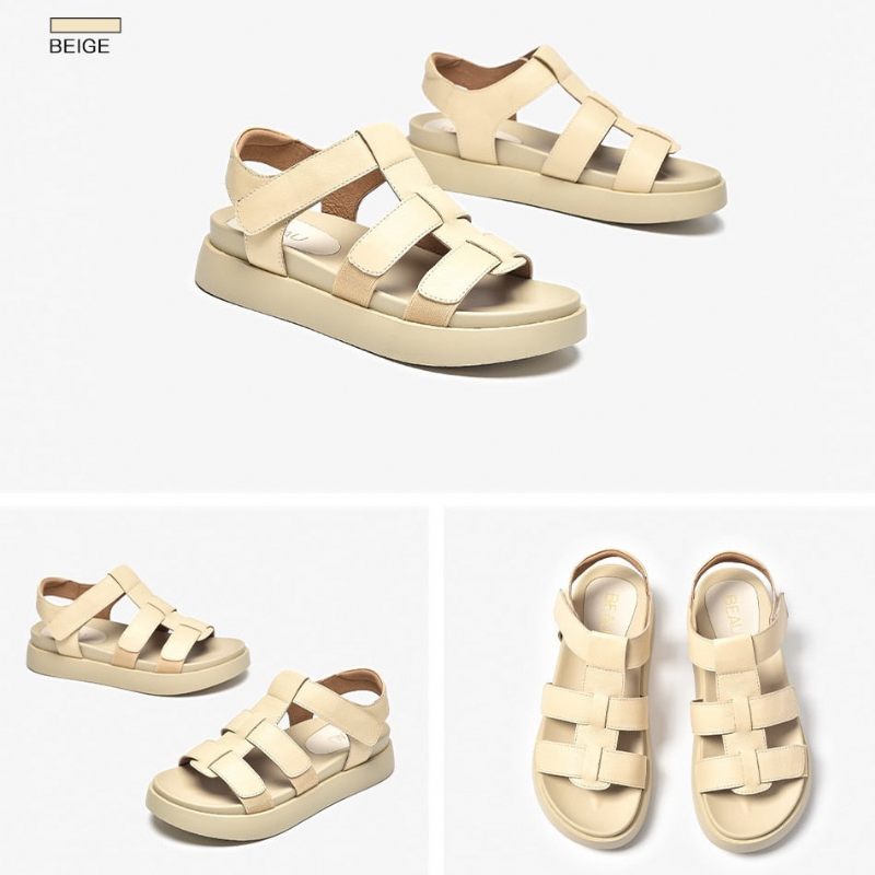Luke Lädersandal För Kvinnor - Brun