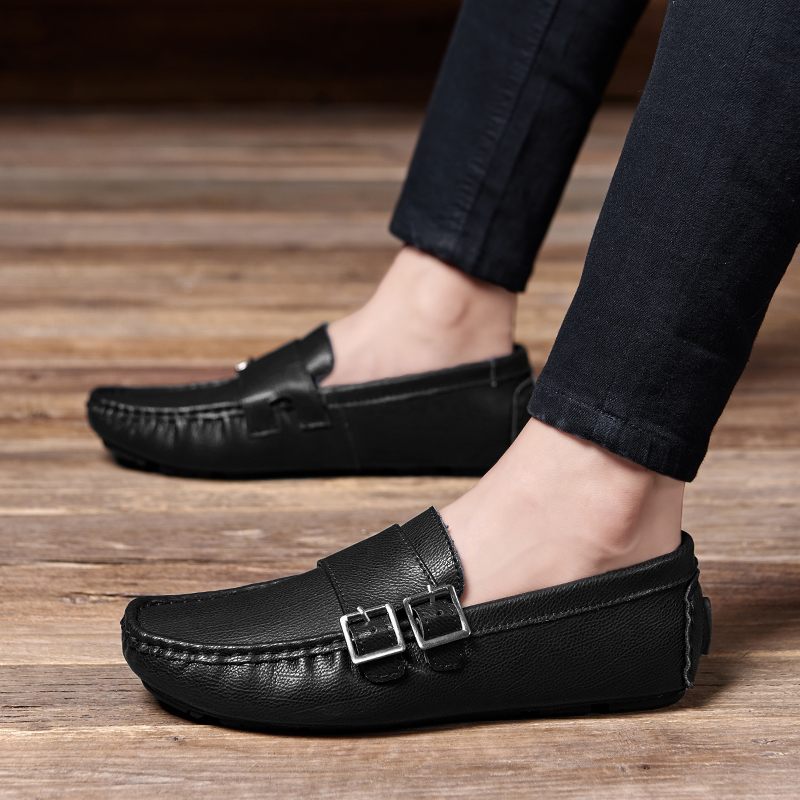 Luken Loafers Klänning Skor För Män - Svart
