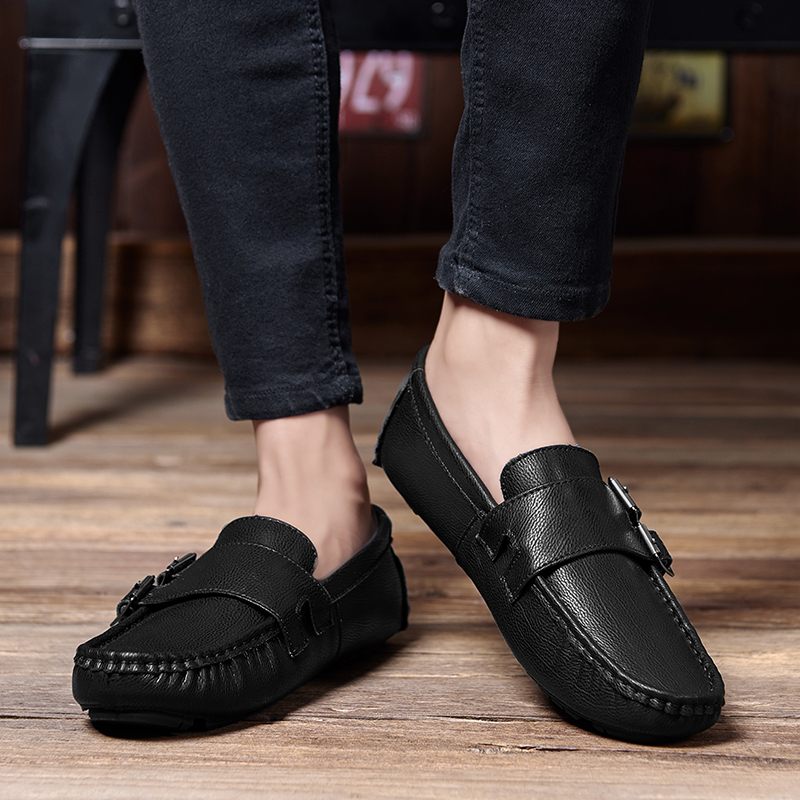 Luken Loafers Klänning Skor För Män - Svart