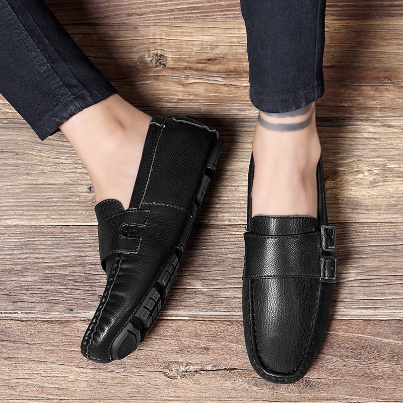 Luken Loafers Klänning Skor För Män - Svart