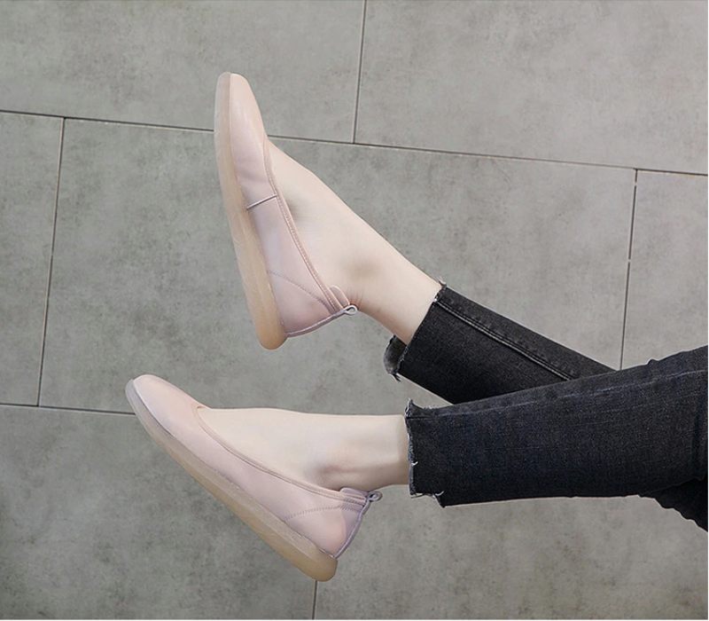 Lurdes Platta Skor För Kvinnor - Beige