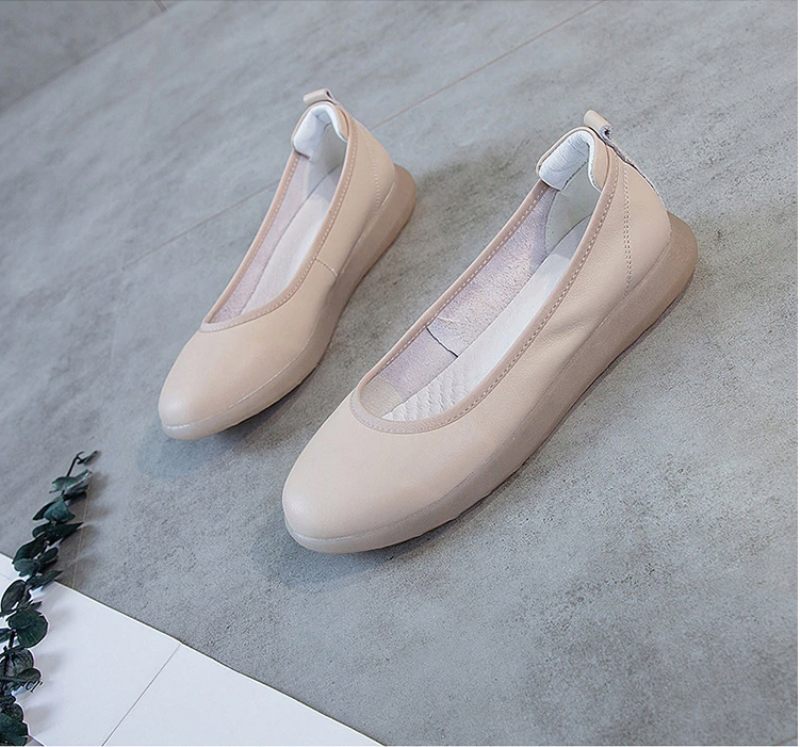Lurdes Platta Skor För Kvinnor - Beige