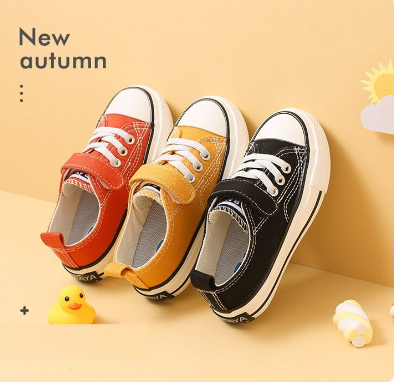 Lyle Unisex Barnsneaker - Orange