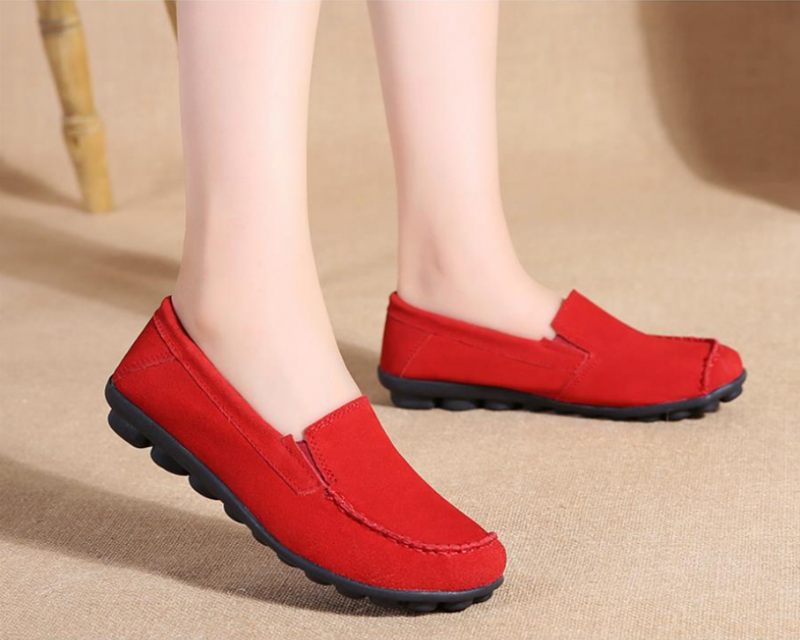 Lyxiga Dam Loafer Svarta Skor - Svart