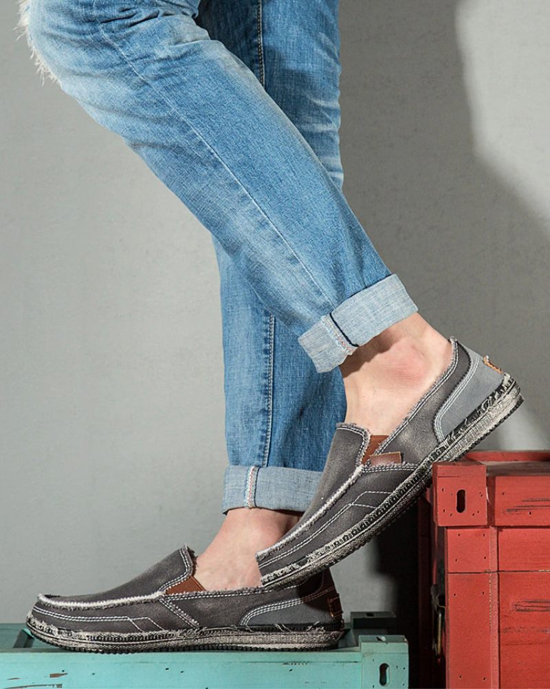 Macario Herr Loafers Fritidsskor - Grå