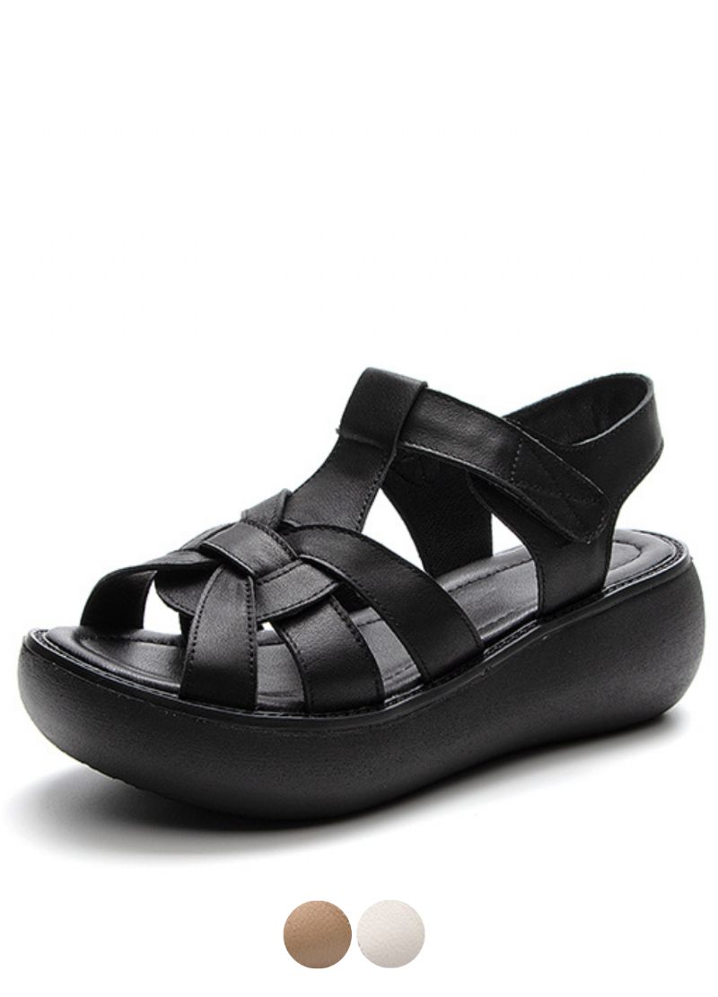 Macry Peep Toe Wedges-sandaler För Kvinnor