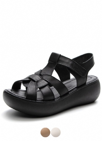Macry Peep Toe Wedges-sandaler För Kvinnor