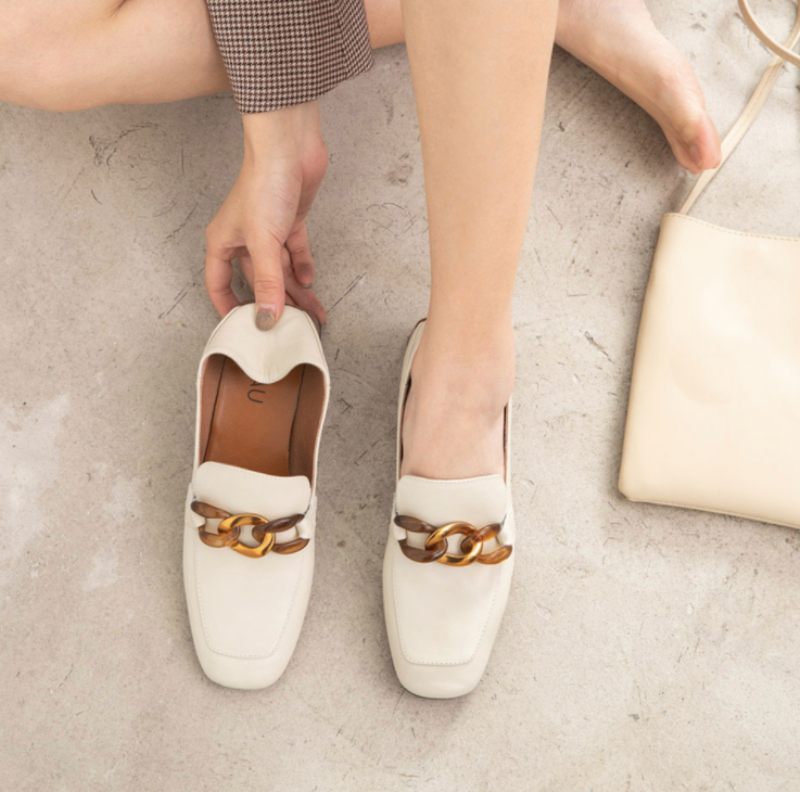 Madam Dam Loafer Skor - Beige