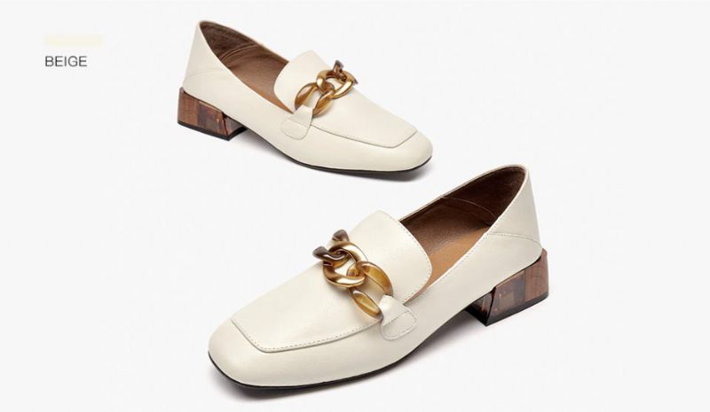 Madam Dam Loafer Skor - Beige
