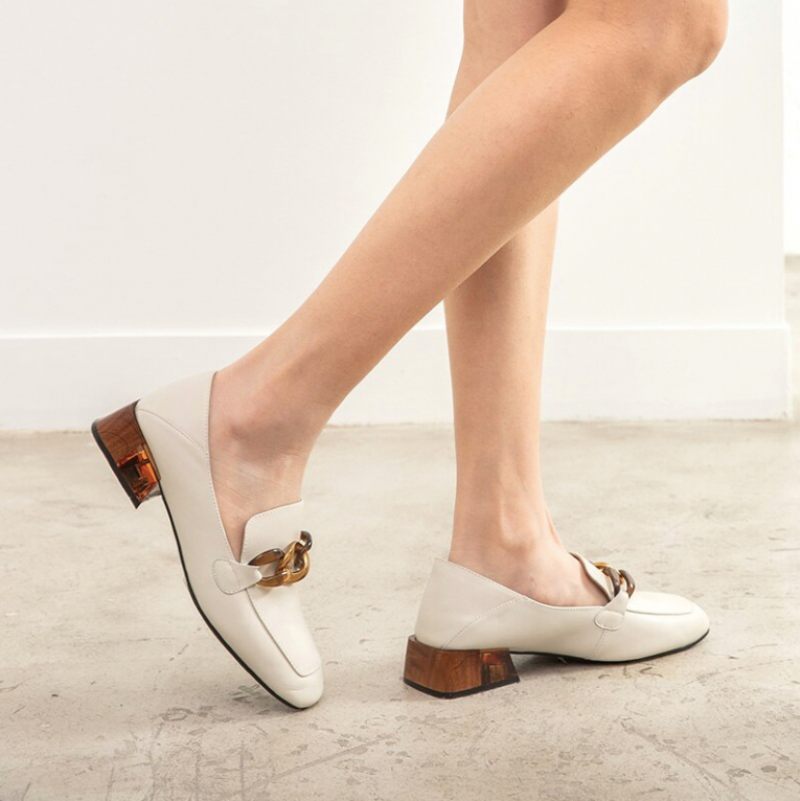 Madam Dam Loafer Skor - Beige