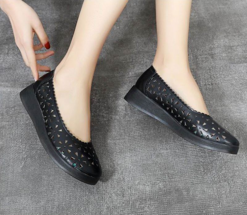 Magert Dam Loafer Skor - Vit