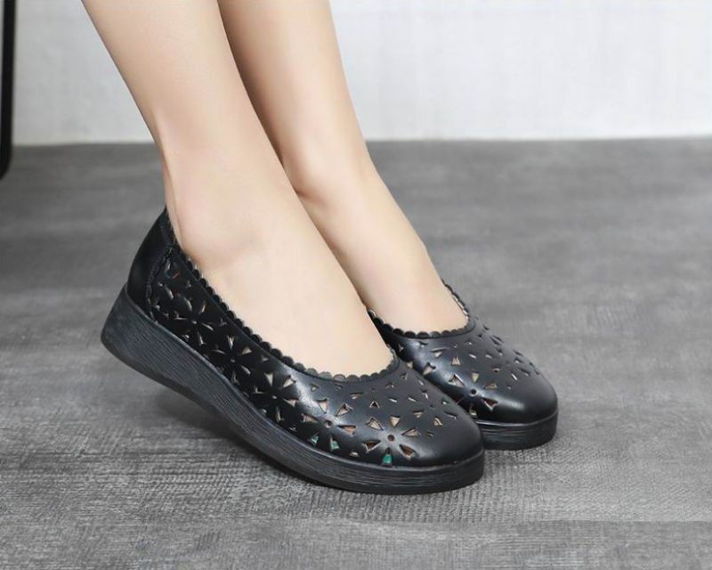 Magert Dam Loafer Skor - Vit