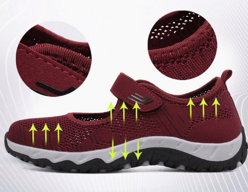 Magnolia Mesh Sneaker För Kvinnor - Grå 01