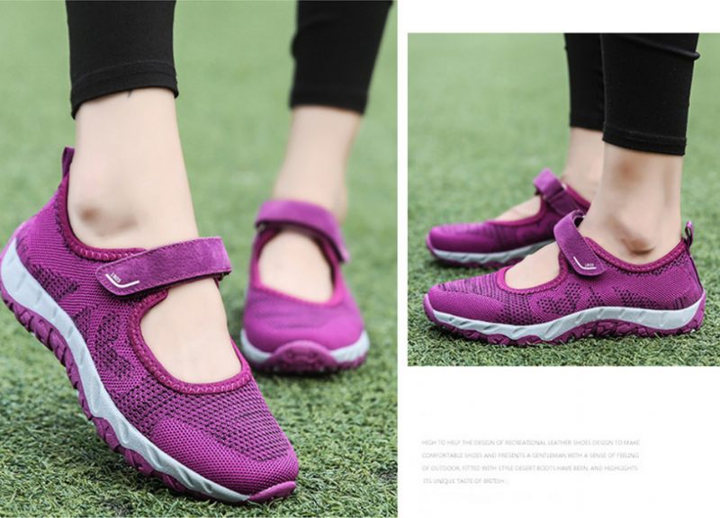 Magnolia Mesh Sneaker För Kvinnor - Grå 01