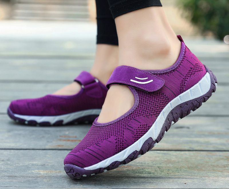 Magnolia Mesh Sneaker För Kvinnor - Grå 01
