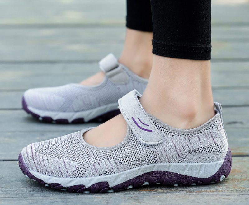 Magnolia Mesh Sneaker För Kvinnor - Grå 01