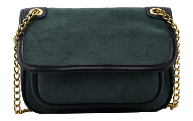 Malagan Crossbody-handväska I Läder För Kvinnor - Grön