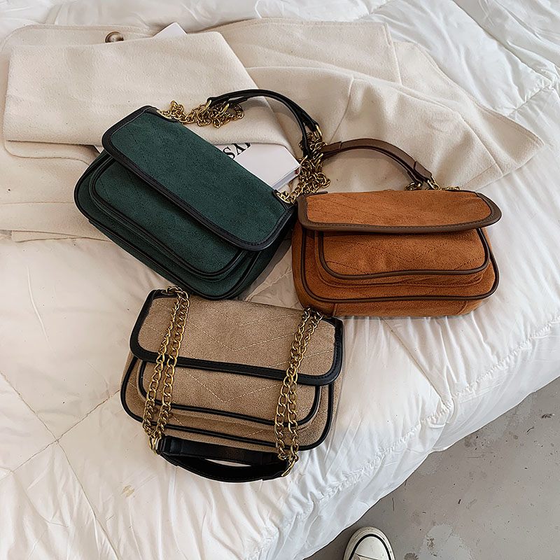 Malagan Crossbody-handväska I Läder För Kvinnor - Grön