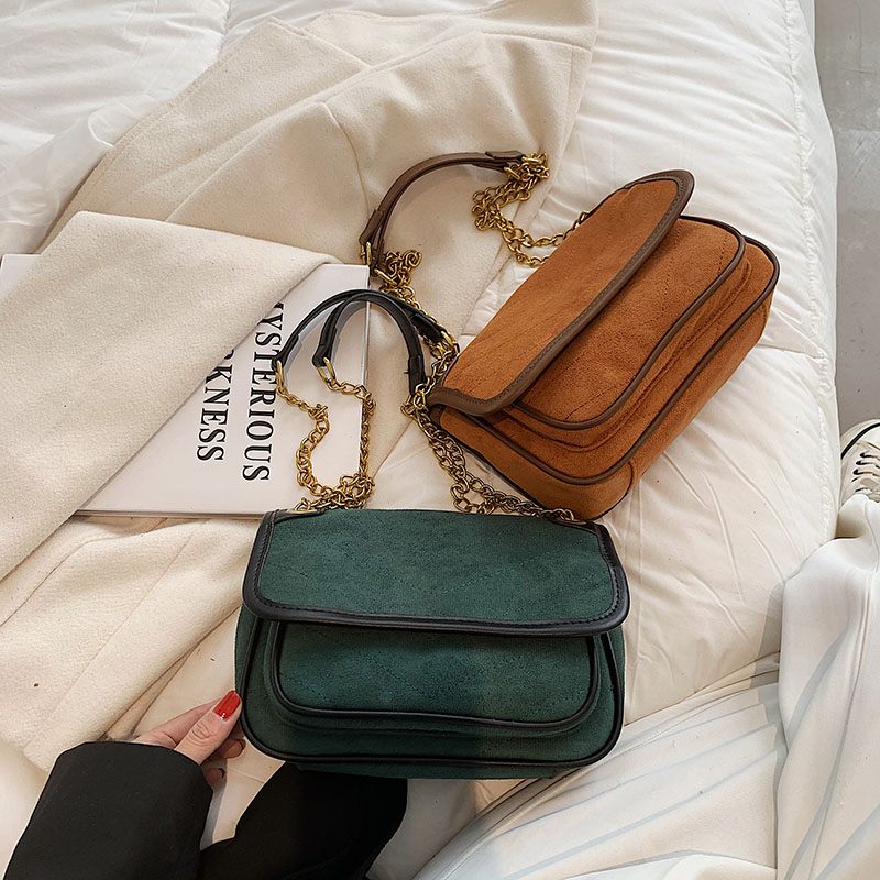 Malagan Crossbody-handväska I Läder För Kvinnor - Grön