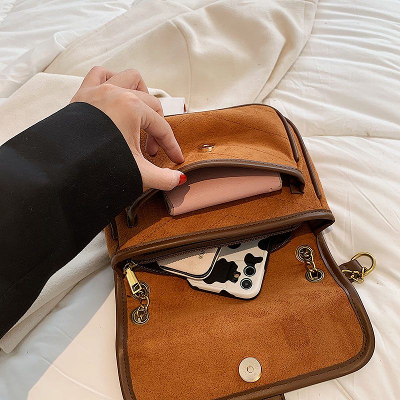 Malagan Crossbody-handväska I Läder För Kvinnor - Grön