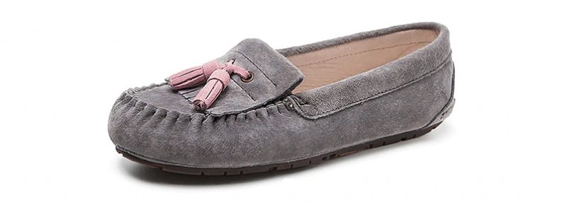 Malave Vårvariga Loafer-skor För Kvinnor - Grå