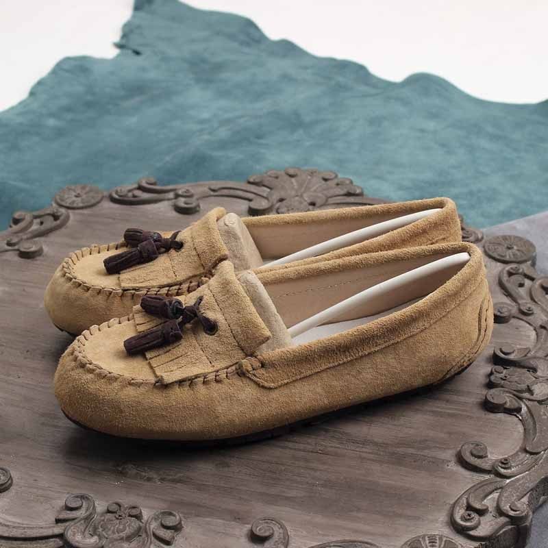 Malave Vårvariga Loafer-skor För Kvinnor - Grå