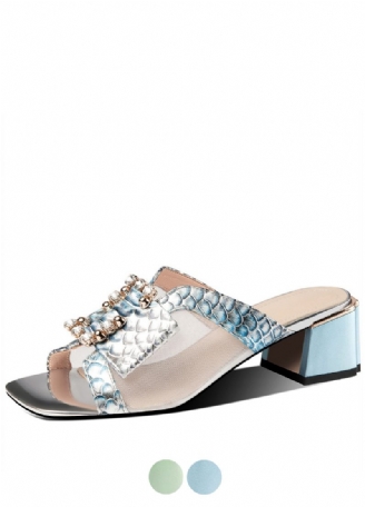 Malena Dammode Fyrkantiga Klackskor Sandaler