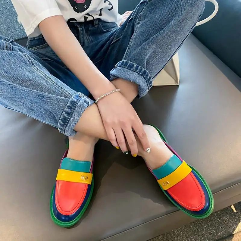 Malena Dammode Summer Mule - Flerfärgad