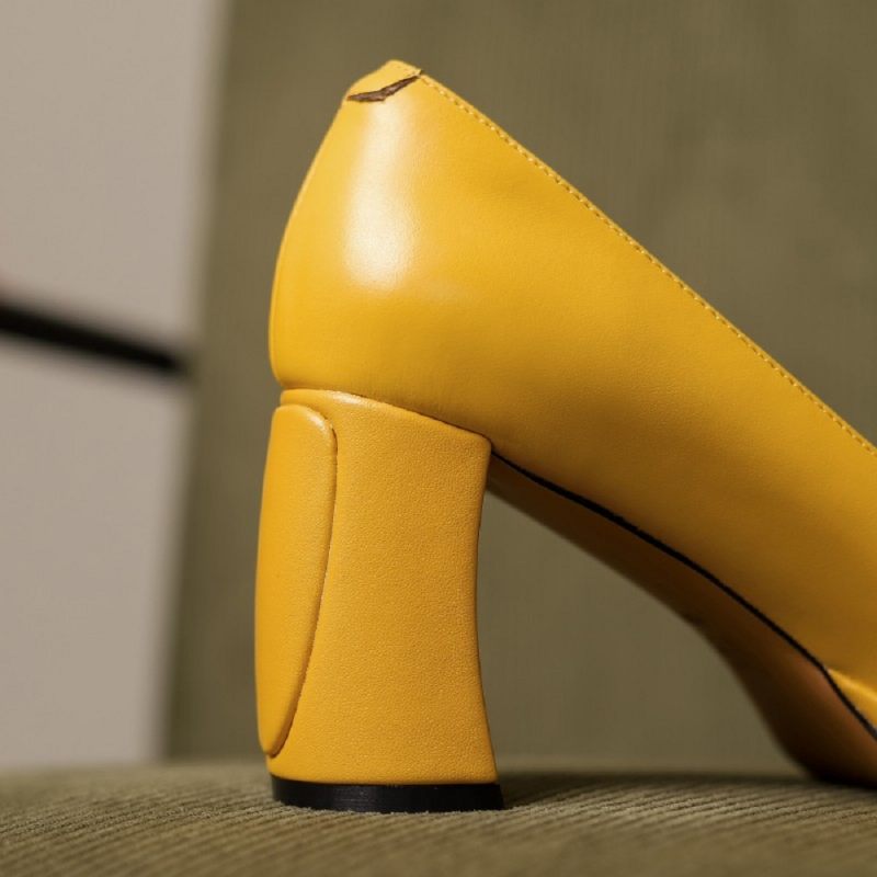 Malena Square Toe Pumps-skor För Kvinnor - Svart