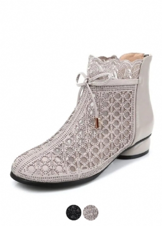 Manuela Dam Rhinestones Spring Ankel Boots