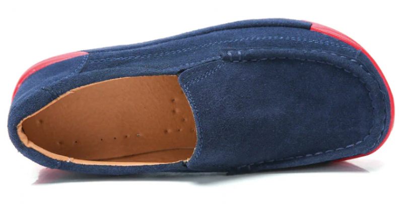 Marbella Damplattform Slip On - Blå