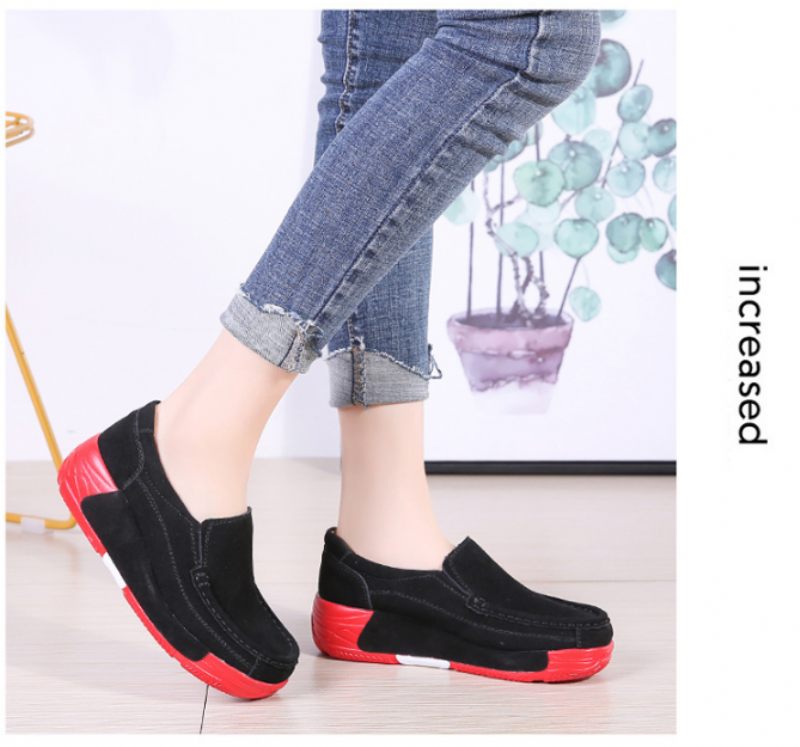 Marbella Damplattform Slip On Svarta Skor - Svart