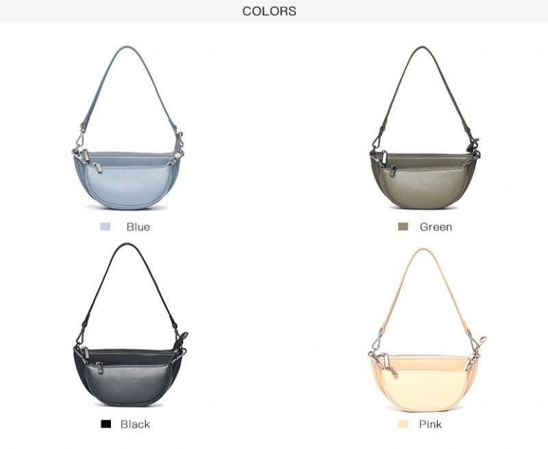 Marc Crossbody-handväska I Läder För Kvinnor - Blå