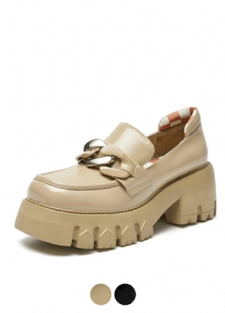 March Kedja Loafer Skor För Kvinnor