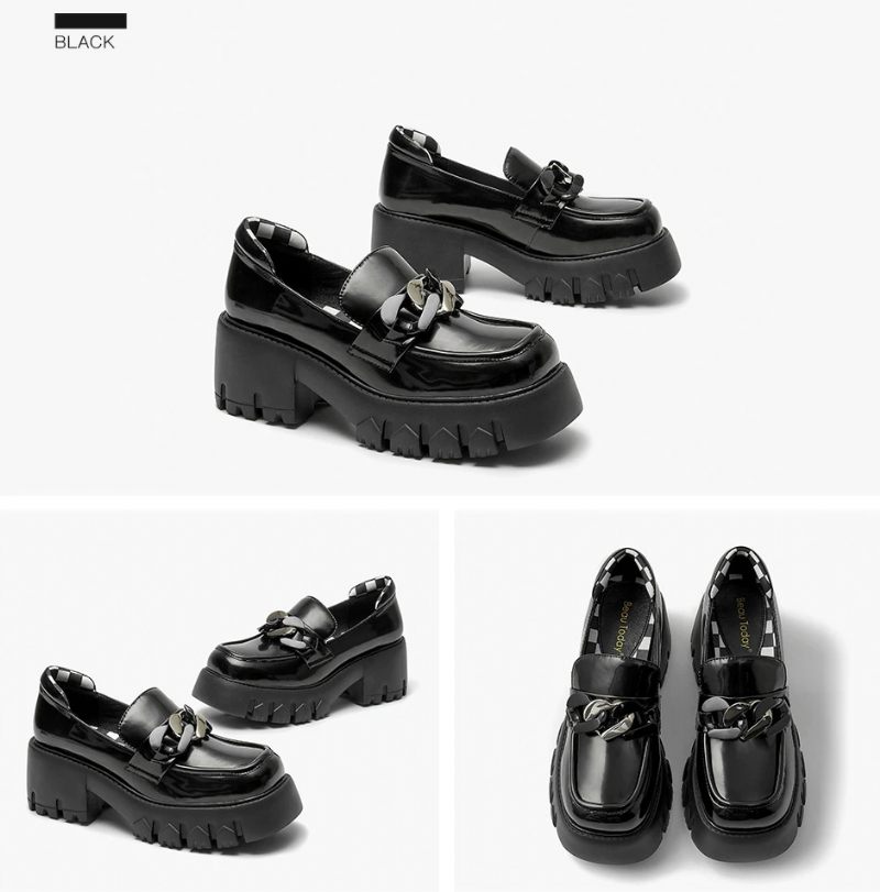 March Kedja Loafer Skor För Kvinnor - Aprikos