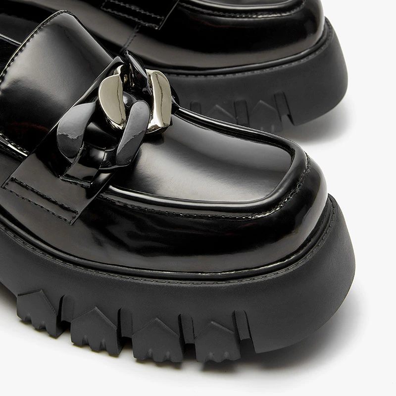March Kedja Loafer Skor För Kvinnor - Aprikos