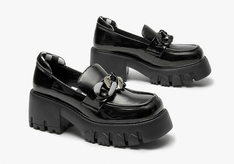 March Kedja Loafer Skor För Kvinnor - Aprikos