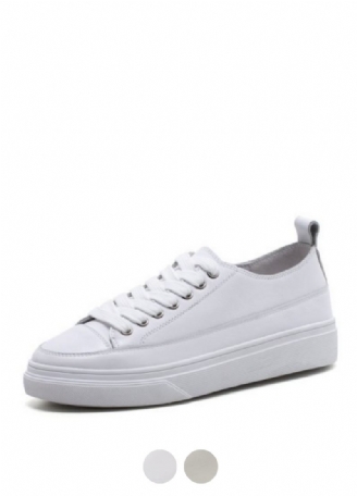Mardin Sneaker I Platt Läder För Kvinnor