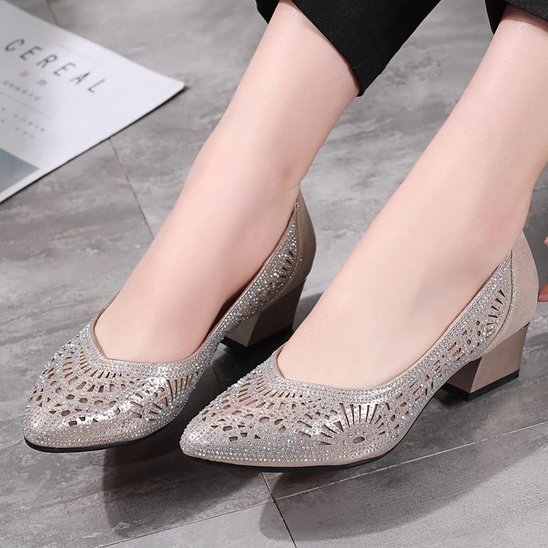 Maren Dam Dress Pumps - Guld