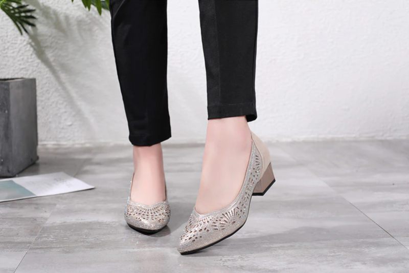 Maren Dam Dress Pumps - Guld