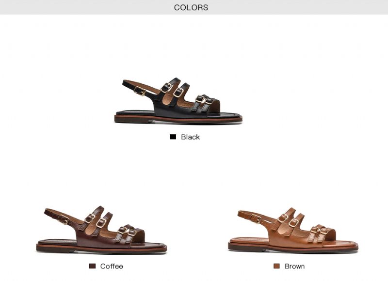 Margarita Platt Sandal För Kvinnor - Brun