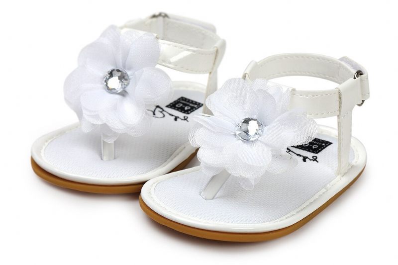 Marjorie Baby Casual Flicksandaler - Vit