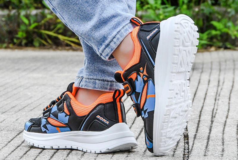 Martins Unisex Casual Sneaker För Barn - Orange