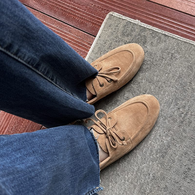 Marty Läder Loafers För Kvinnor - Brun