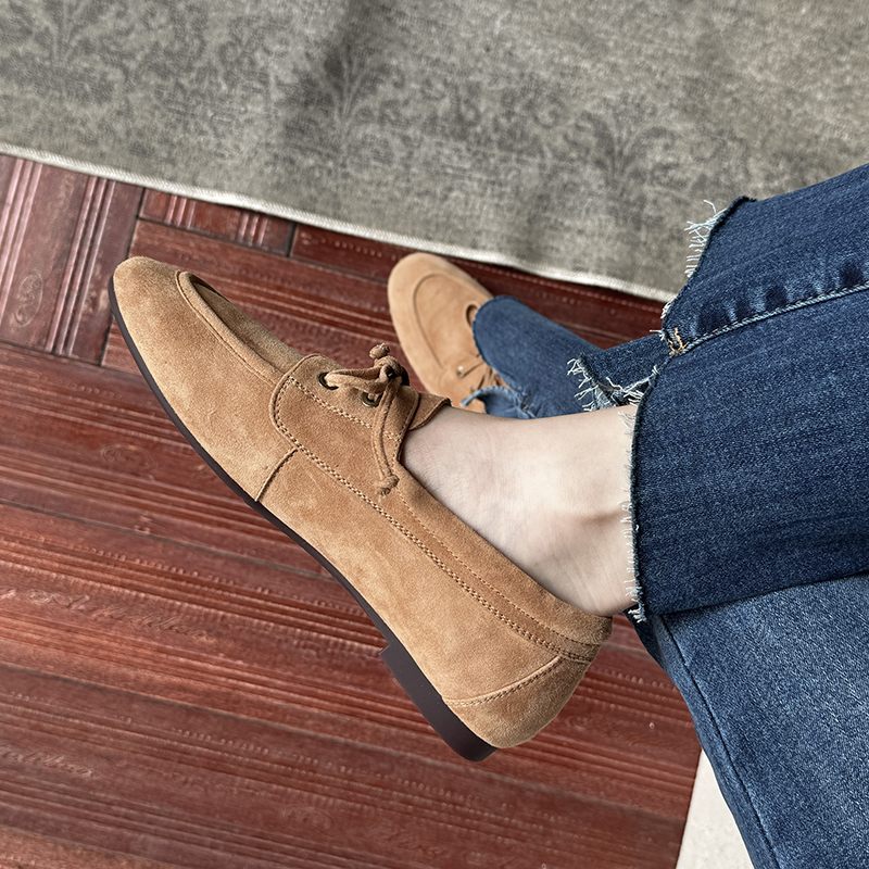 Marty Läder Loafers För Kvinnor - Brun